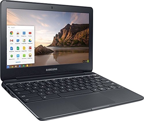 SAMSUNG 11.6" Chromebook with Intel N3060 up to 2.48GHz, 4GB Memory, 16GB eMMC Flash Memory, Bluetooth 4.0, USB 3.0, HDMI, Webcam, Chrome Operating System, Black