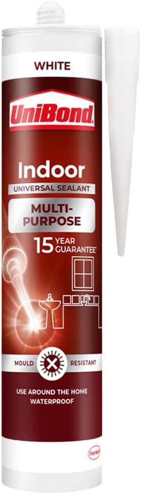 Unibond Multi-Purpose Indoor Sealant White 274g Waterproof Mould Resistant