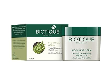 Biotique Bio Wheat Germ Youtheful Nourishing Night Cream, 50g