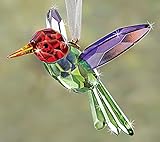 Crystal Hummingbird Suncatcher - Beautifully Faceted Sun Catcher for Home, Garden, Window and Wall Art