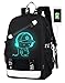Tina Silvergray Oxford School Backpack (Luminus Music Guy Black)