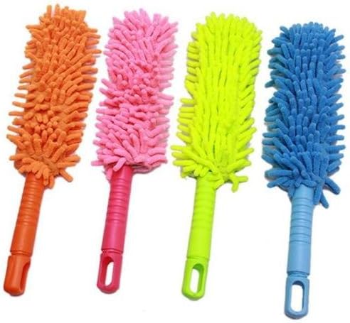 Chenille Microfiber Anti Static Cleaning Duster Dust Cleaner Random Curved Tools