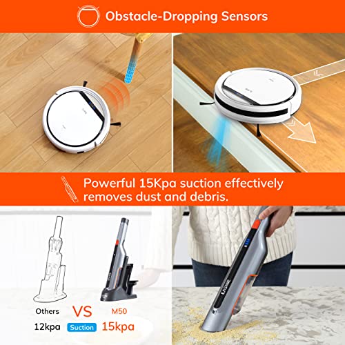 ILIFE V3s Pro Robot Vacuum Cleaner,TangleFree Suction,SelfCharging