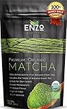 Matcha Green Tea Powder USDA Certified Organic Maccha Premium Culinary / Classic Ceremonial Grade Teas from Zen Buddhist to You, Great for Drinking with or without whisk as hot tea, latte and baking
