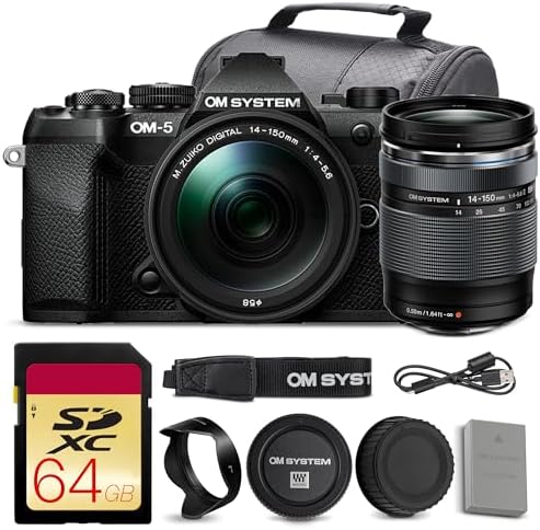 Amazon.com : Rieibi PU Leather Half Case for Olympus OM-5/Olympus