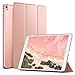 MoKo Case for iPad Pro 12.9 - Slim Lightweight Smart Shell Stand Cover with Translucent Frosted Back Protector for Apple New iPad Pro 12.9 Inch 2017 & 2015 Tablet, Rose GOLD (with Auto Wake / Sleep)