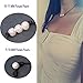 Women White 3 Cultured Freshwater Pearls Choker Necklace on Genuine Leather Cord Knotted Jewelry-Black 16