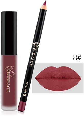 Amazon 化粧品リップライナーペンペンシル マットリップグロス ファッション 化粧 防水 バレンタインギフト Persea リップグロス 通販