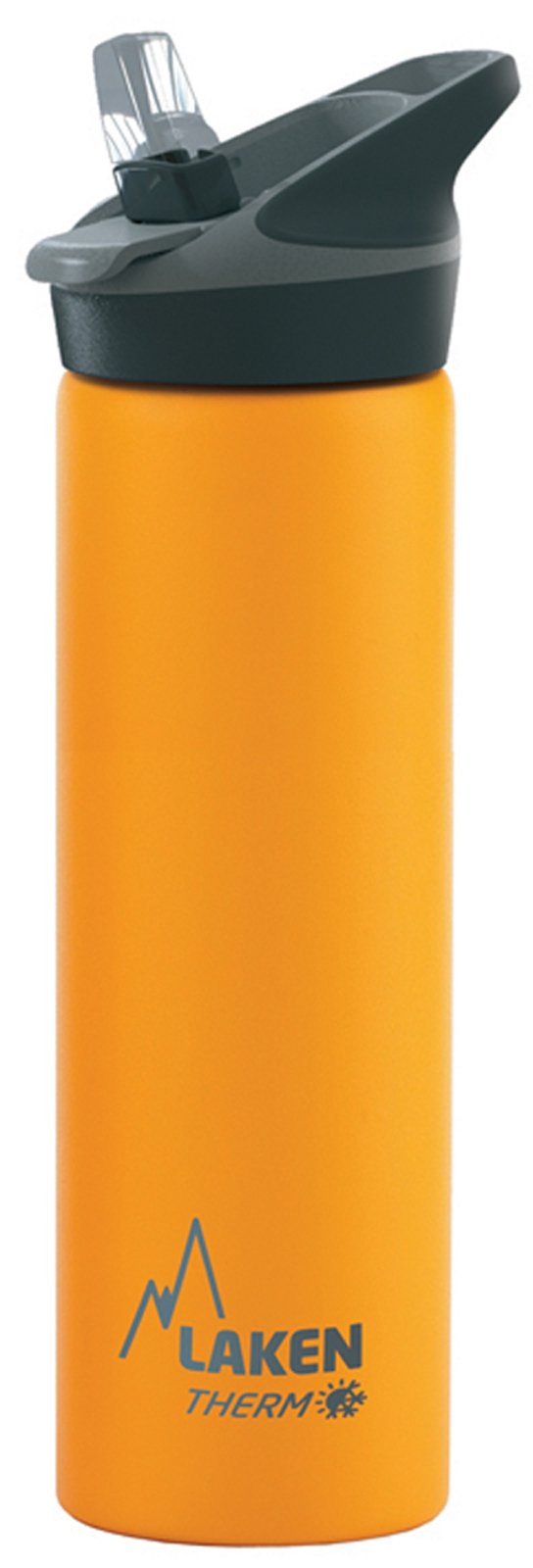 Laken Jannu Vacuum Insulated Stainless Steel Water Bottle with Straw Cap and Handle 25oz Yellow
