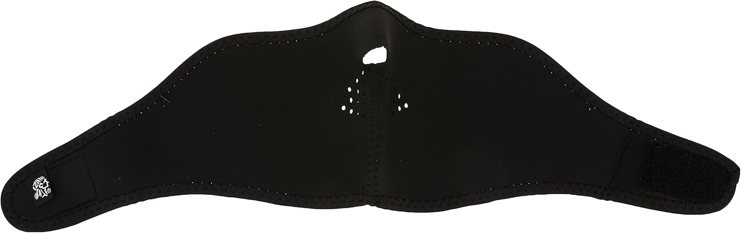 ZANheadgear Unisex-Adult Half Face Mask Black: Clothing