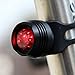 Voberry New Bike Bicycle Red LED Rear Light 3 modes Waterproof Tail Lamp Quick Release