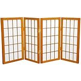 2 ft. Short Desktop Window Pane Shoji Screen