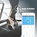 Letscom Smart Watch - Analog Quartz Watch and Activity Smartwatch 2-in-1 Unit, Fitness Tracker Watch with Pedometer, Sleep Monitor, Call/Message Vibration, PU Leather /Textured Nylon Band in One Pack