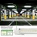 Sunco 10 Pack T8 LED Bulbs 4 Foot, LED Fluorescent Tube Replacement, 4ft LED Tube Light, Ballast Bypass, 2200 LM, 18W, 4000K Cool White, Single Ended Power, Clear Lens, UL