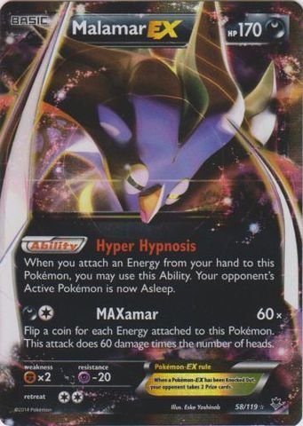 Pokemon - Malamar (58/119) - XY Phantom Forces
