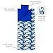 Wildkin Kids Sleeping Bag – Roll-Up Design with Storage Bag for School, Travel & Camping - Sharks