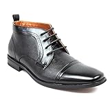 New Men's Ferro Ankle Boot Cap Toe Lace up Formal Shoes 806005