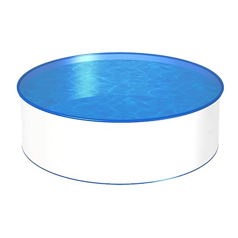 POWERHAUS24 mth Schwimmbecken, Rund, 2,00m x 1,20m, 0,6mm Stahlwand, 0,8mm Folie mit Keilbiese