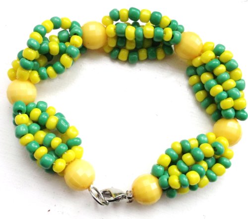 IDE DE ORULA ORUNMILA GLASS BEAD SANTERIA MAZO YORUBA BRACELET SIZE 7