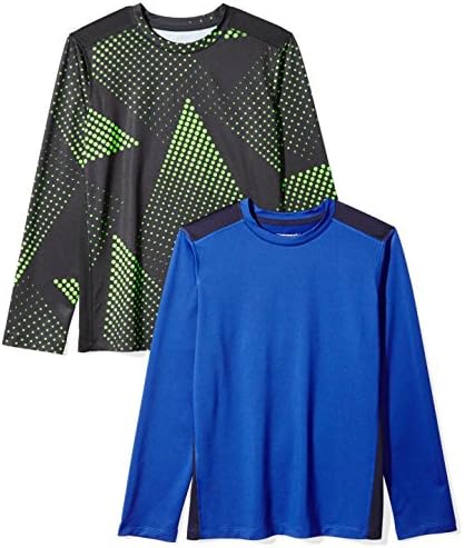 Amazon Essentials Boys’ Active Performance Long-Sleeve T-Shirts