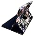 J.west Case Compatible with iPad 9.7 inch 2018 2017 Rotating Multiple Angles Stand Smart Cover Case with Auto Sleep Wake Floral Flower Black