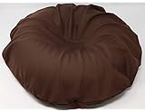 COMFORTNIGHTS Brown, Washable Polycotton Cover to fit All Donut Cushions and Surgical Rings with a Diameter of up to 44 cm (17.5โ)