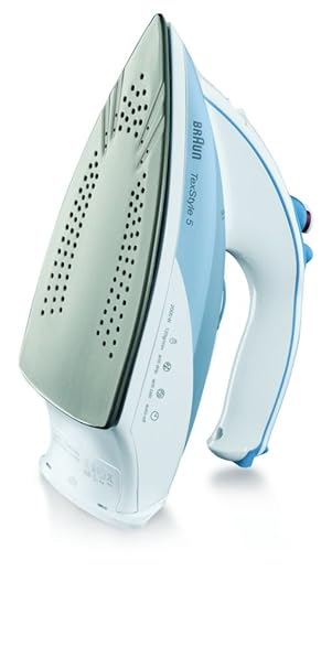Braun TexStyle 5 TS 525A Dampfbügeleisen | Eloxal-Bügelsohle glättet schnell und perfekt | 2.000 W | Turbo-Dampfstoß: 150 g/m