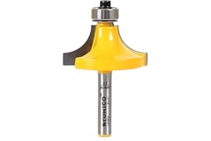 Yonico Roundover Router Bits Edge Forming 1/2-Inch Radius 1/4-Inch Shank 13166q