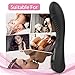 G-Spot Vibrator Rechargeable Dildo 9 Vibrations for Clitoral Vagina Anal Stimulator Waterproof Stimulator Quiet Bendable Massager Ideal Sex Pleasure Toy for Starters, Women, Couples (Black)