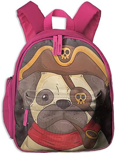 Mini School Daypack Create My Own With Cute Pug For Kindergarten Unisex Children Pink