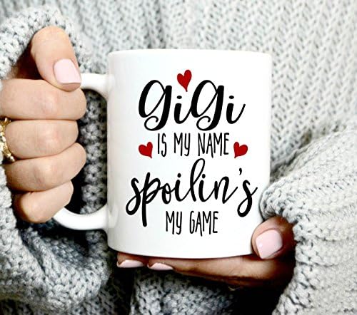 GiGi is My Name Mug, Custom Mug, Coffee Mug, Personalized Mug, White Mug, Gift for Game Lover, 11oz 15oz