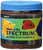 New Life Spectrum Marine Fish Formula 1mm Sinking Pellet Fish Food(Natural Color Enhancing), 125 Gram