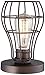 Franklin Iron Works Oldham Industrial Rustic Accent Uplight Desk Table Lamp 9 1/2