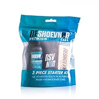 Reshoevn8r 3 Pc Starter Shoe Cleaning Kit - 3 Oz Bottle, Cleans Leather, White, and Canvas Sneakers