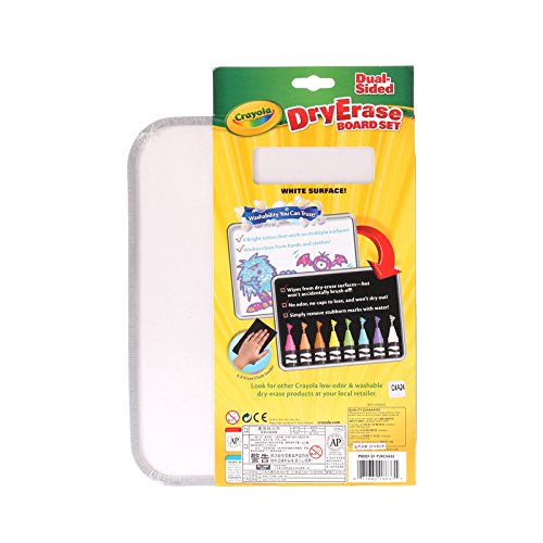 4 Crayola+Dual+Sided+Dry+Erase+Board