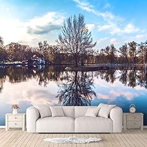Wall Murals for Bedroom Beautiful Nature Norway Natural Landscape Large Removable Wallpaper Peel and Stick Wall Stickers - 66x96 inches