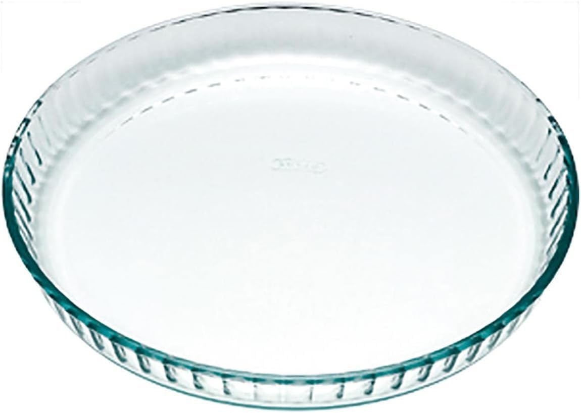 Pyrex 812B000 Bake and Enjoy Glass Quiche Flan Dish High Resistance, 25 cm