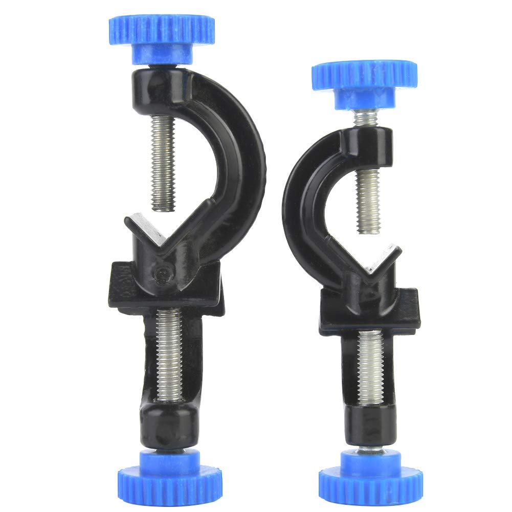 Boss Head Clamps Lab Stands Clamps Aluminum Sprayed Cross Clamp Holder for Laboratory Chemistry uses 2 Pcs