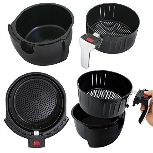 image for Nova Microdermabrasion 3.7 Quart Electric Air Fryer Oil Free Cooking W