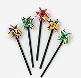 Fun Express Mini Plastic Two-Tone Pinwheels (6 dz)