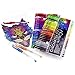 CHROMATEK Glitter Pens 100 Set Best Colors. 200% The Ink: 50 Gel Pens, 50 Refills. Super Glittery Ultra Vivid Colors. No Repeats. Professional Art Pens. New & Improved.