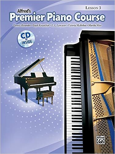Premier Piano Course Lesson Book, Bk 3: Book & Cd (Alfred'S Premier Piano Course) (9780739052327)