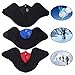 ewinever 3PCS Neoprene Thermal Fleece Cold Weather Half Face Mask for Motorcycle,Bicycle,Skiing,Running,Hiking,Mountain Climbing,Skateboard & More