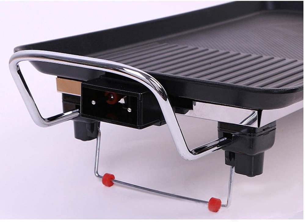 review Aigrun Barbecue Household Electric Barbecue Smokeless Barbecue Rack Multi-Function Indoor Electric Baking Pan Iron Plate Barbecue Pot-1-3 People