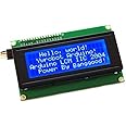 DAOKI® IIC/I2C/TWI 2004 LCD Blue White Backlight LCD Module Shield 20X4 Character LCD Module for Arduino UNO MEGA R3