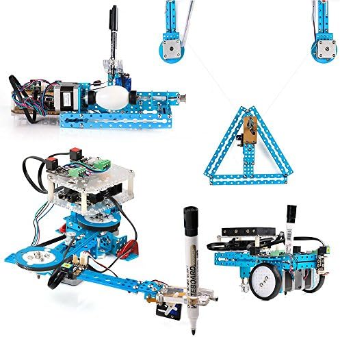 Contempo Views Makeblock mDrawbot: 4 in 1 Educational Arduino Robot Kit Aluminum Frame (Bluetooth + Laser Engraver version)