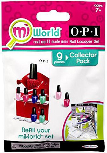 MiWorld Collector Pack 9 Piece Nail Lacquer Set [1 Nail Lacquer Stand & 8 Nail Lacquer Bottles]