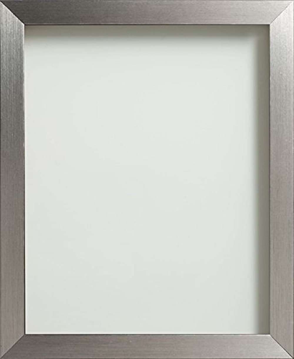 Frame Company Simpson Range Silver Picture Photo Frame, 20x10 inch *Choice of Sizes and Colours* Fitted with Real Glass