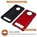 Moto Z3 Case,Moto Z3 Play Case,SENON Slim-fit Shockproof Anti-Scratch Anti-Fingerprint Protective Case Cover for Motorola Moto Z Play 3nd Gen 2018,Red