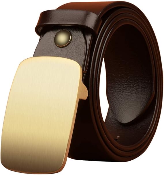 Amazon メンズベルト 革純粋な銅バックル青年ヴィンテージカジュアルジーンズベルト幅3 8センチ男性のスーツ作業服ジーンズ ベルト 通販